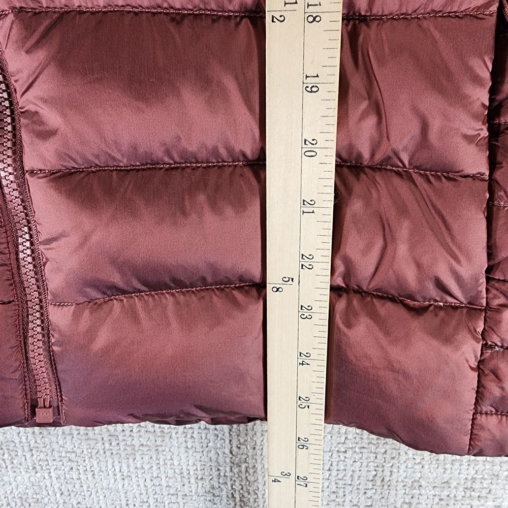 The North Face Aconcagua 550 Down Puffer Vest Womens XL Wild Ginger Full Zip EUC - Picture 6 of 12